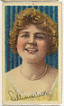 Lillian Walker, from the "Movie Stars" series (T82), issued with Recruit Little Cigars, Athletic Little Cigars, and Coupon Cigarettes by Liggett & Myers Tobacco Company, Liggett & Myers Tobacco Company  American, Commercial color lithograph