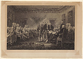 Declaration of Independence, Asher Brown Durand American, Etching and engraving; fifth state of six