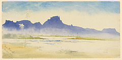 Near Tannah, Bombay Line, Constance Frederica Gordon-Cumming  British, born Scotland, Watercolor over graphite