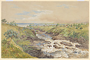 Hilo, Banks of the Wailuku, Hawaii, Constance Frederica Gordon-Cumming  British, born Scotland, Watercolor over graphite, heightened with white gouache