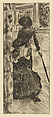 Mary Cassatt at the Louvre: The Paintings Gallery, Edgar Degas French, Soft ground, aquatint, etching, and drypoint; unique impression of the fourth state of twenty