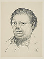 Self-portrait, Diego Rivera  Mexican, Lithograph