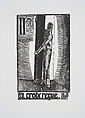 La Croix Reçue (The cross received), plate 2 from "Chemin de Croix" (Stations of the Cross), Jean Charlot  French, Woodcut