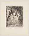Les Adieux, from Le Monument du Costume, Written by Restif de La Bretonne (1734–1806), Etching and engraving