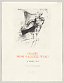 Images from a Locked Ward, Michael Mazur (American, New York 1935–2009 Cambridge, Massachusetts), Lithograph