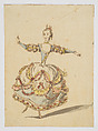 Two Costume Designs for the Ballet or Opera, Louis René Boquet  French, Pen and ink with watercolor on paper