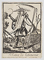A worker composed of the tools of his trade (Costumes Grotesques), Nicolas de Larmessin II  French, Etching and engraving