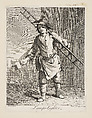 Lamp-Lighter, Joseph Wagner  Italian, Etching