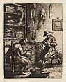 The Hatters, from Crafts and Trades, Jan Georg (Joris) van Vliet  Dutch, Etching and engraving