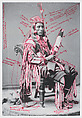 Peelatchiwaaxpáash / Medicine Crow (Raven) from 1880 Crow Peace Delegation, Wendy Red Star (Apsáalooke/Crow, born Billings, Montana, 1981), Inkjet print of artist-manipulated digitally reproduced photograph