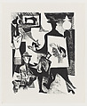 Sandwich Man, Joseph Vogel  American, Lithograph