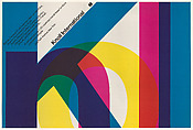 Knoll International Poster, Massimo Vignelli  American, born Italy, Offset lithograph