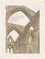 Tintern Abbey, Philip Pearlstein  American, Sugar-lift aquatint with roulette