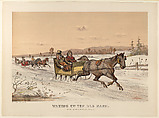 Waking Up the Old Mare, Nicholas Winfield Scott Leighton  American, Lithograph, printed in color