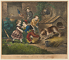 The Attack on the "Home Guard", Thomas Nast  American, born Germany, Hand-colored lithograph