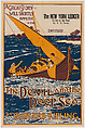 The New York Ledger: The Devil and the Deep Sea, Louis John Rhead American, Commercial color lithograph