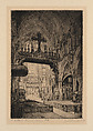 St. Cuthbert’s, Philbeach Gardens, Cyril E. Power  British, Etching and drypoint