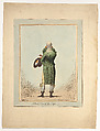 A Back View of the Cape, James Gillray  British, Hand-colored etching