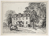 Van Courtland Mansion (Manor House), New York, Eliza Pratt Greatorex  American, Pen and ink
