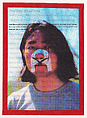 One Voice in Four Parts, Richard Tuttle American, Color laser print on vellum, letterpress on Fabiano, cotton rag, Kozo paper, glue stick