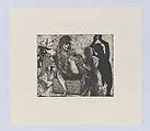 The Treasure - Sarai and Abraham, from "Rebel Women from the Apocrypha", Marcelle Hanselaar  Dutch, Etching and aquatint