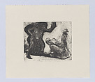 The Taboo, Saul & the Witch of Endor, from "Rebel Women from the Apocrypha", Marcelle Hanselaar  Dutch, Etching and aquatint