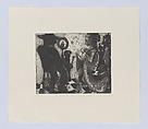 The Challenge, the Queen of Sheba and Solomon, from "Rebel Women from the Apocrypha", Marcelle Hanselaar  Dutch, Etching and aquatint