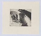 Looking Back, Lot's Wife, from "Rebel Women from the Apocrypha", Marcelle Hanselaar  Dutch, Etching and aquatint