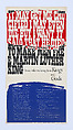 King's dream, Corita Kent American, Screenprint