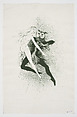 Two Dancers in Fancy Dress, Dorothea Tanning  American, Lithograph