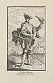 Plate 1[l]: Brush vendor, Georg Martin Preissler  German, Etching