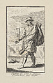 Plate 4[l]: Vendor of flax combs and sieves, Georg Martin Preissler  German, Etching