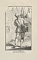 Plate 2[l]: Pretel vendor, Georg Martin Preissler  German, Etching