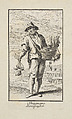 Plate 8[?]: Pewter vendor, Georg Martin Preissler  German, Etching
