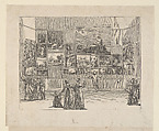 Vue des Ouvrages de Peinture (east side), Antoine Maxime Monsaldy  French, Etching