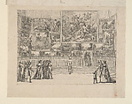 Vue des Ouvrages de Peinture (west side), Antoine Maxime Monsaldy  French, Etching