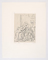 Facsimile of Hamlet Reproaches His Mother, Alfred-Ernest Robaut French, Lithograph on chine collé