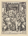 The Last Supper (Desiderio Desideravi), from "The Passion of Christ (Passio Domni Nostri Jesu Christi)", Hieronymus (Jerome) Wierix Netherlandish, Engraving