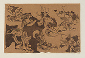 Untitled (Abstraction), Miriam Beerman American, Etching; proof