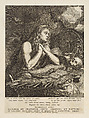 The Penitent Mary Magdalene, Raphael Sadeler I Netherlandish, Engraving