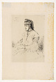 Aïscha Bent Tchelabia, Edmond Hédouin French, Etching on japanese paper