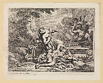 Pyramus and Thisbe, Cornelis Schut  Flemish, Etching