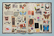 Scrapbook, Jane Hammond  American, Ink jet and woodcut with hand-coloring