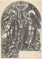 Henri II, King of France, Between France and Fame, Jean Duvet (French, ca. 1485–after 1561), Engraving