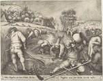 Summer (Aestas), from "The Seasons", Pieter van der Heyden (Netherlandish, ca. 1525–1569), Engraving; first state of two