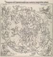 The Celestial Map- Northern Hemisphere, Albrecht Dürer (German, Nuremberg 1471–1528 Nuremberg), Woodcut