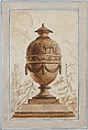 Study for a Vase in a Suite of Vase Designs, Louis Joseph Le Lorrain (French, Paris 1715–1759 Saint Petersburg), Pen and gray ink, brush and brown wash over graphite underdrawing