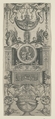 Ornament Panel, Attributed to Agostino Veneziano (Agostino dei Musi) (Italian, Venice ca. 1490–after 1536 Rome), Engraving