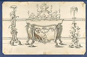 Chippendale Drawings, Vol. I, Thomas Chippendale (British, baptised Otley, West Yorkshire 1718–1779 London), Pen and black ink, brush and gray wash
