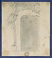 Chimneypiece, in Chippendale Drawings, Vol. I, Thomas Chippendale (British, baptised Otley, West Yorkshire 1718–1779 London), Graphite